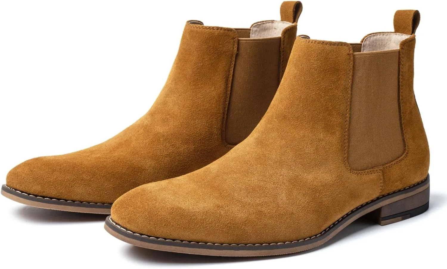 Cestfini Chelsea Boots Men Classic Elastic Dress Boots Casual Men's Chelsea Ankle Boots