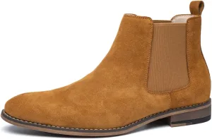 Cestfini Chelsea Boots Men Classic Elastic Dress Boots Casual Men's Chelsea Ankle Boots