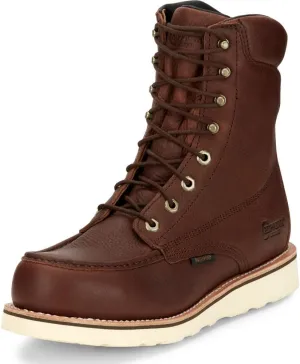 Chippewa Men's Edge Walker 8" Waterproof Nano Composite Toe Wedge Work Boot