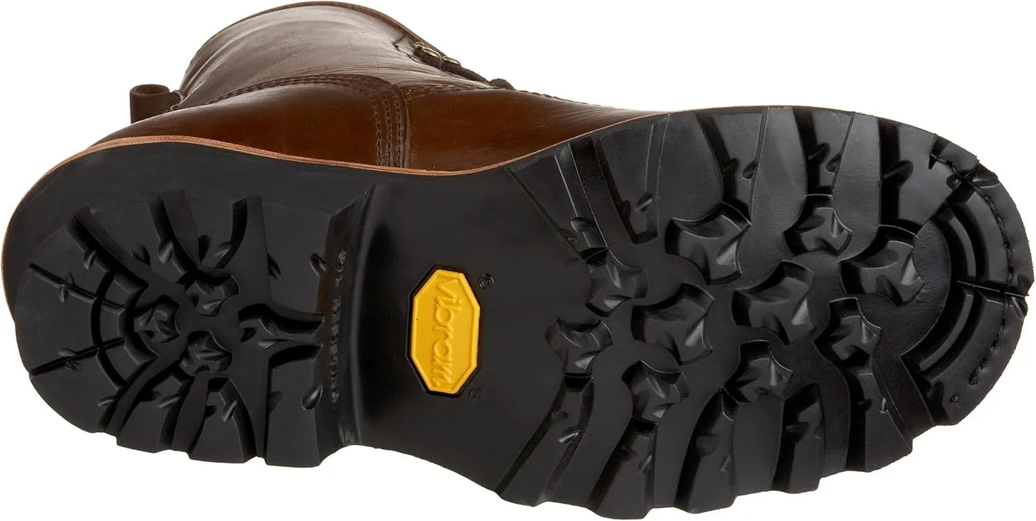 Chippewa Men's Paladin 8" Lace-to-Toe Logger Boots - Waterproof, Slip-Resistant Work Boots for Men