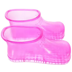 CLISPEED 1pair Foot Bath Shoes for Adults Portable Foot Soaking Shoes Massage Features for Home and Spa Use for Parents and Loved Ones