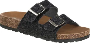 CLOVERLAY Women's Slide Sandals Casual Cork Footbed Platform Sandals Open Toe Slides