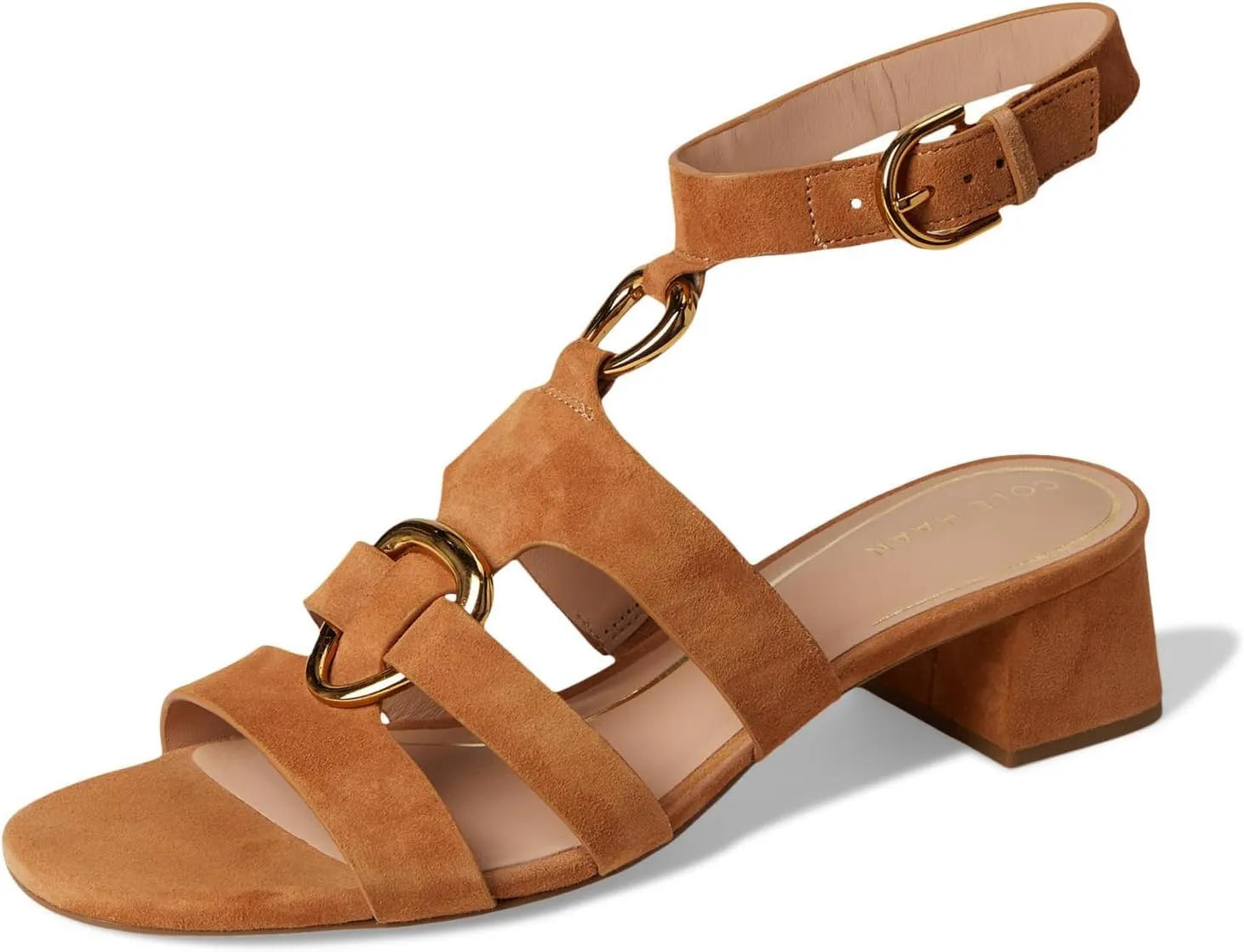 Cole Haan Women's Lyanna Link Ankle Strap Sandals Platform