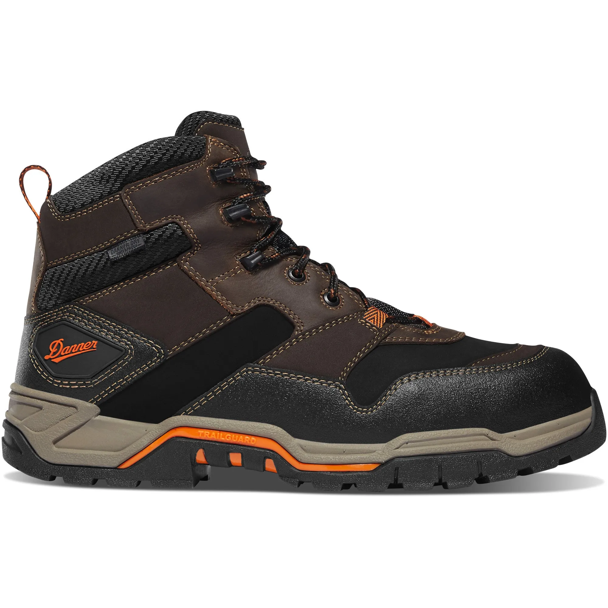Danner Men's Field ranger 6" Soft Toe Waterproof Work Boot - Brown - 15160