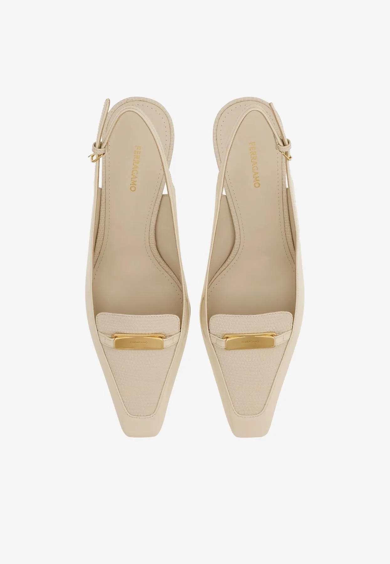 Dilli 55 Vara Buckle Slingback Pumps