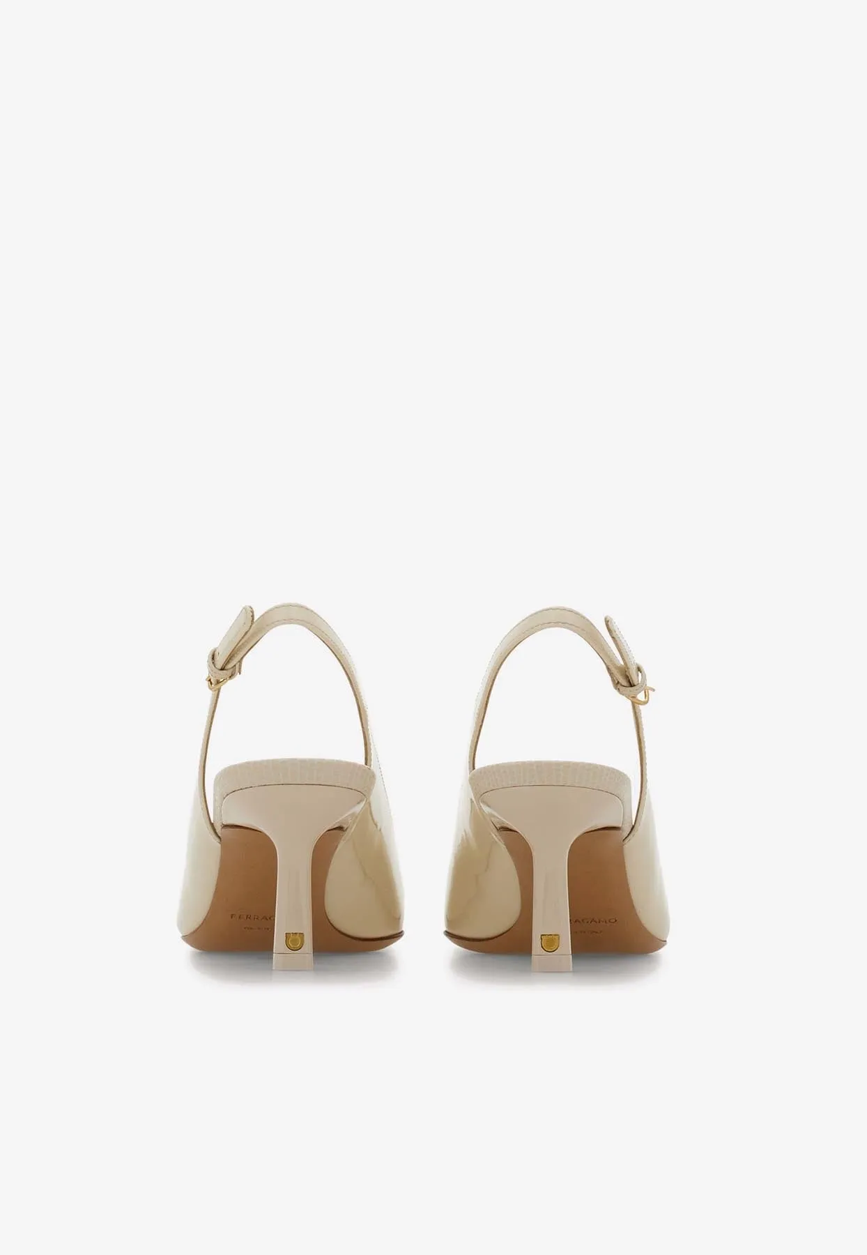 Dilli 55 Vara Buckle Slingback Pumps
