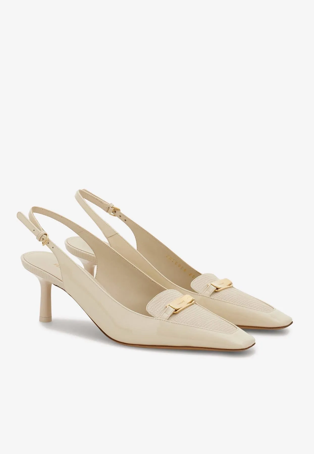 Dilli 55 Vara Buckle Slingback Pumps
