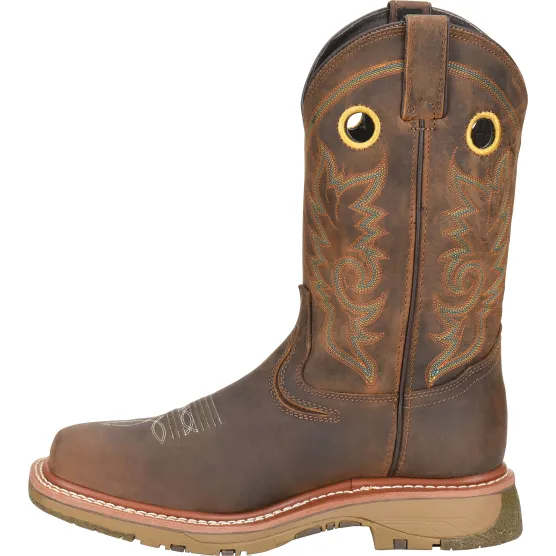 Double H Men's Elijah 12" Composite Toe Western Work Boot - Brown - DH5241