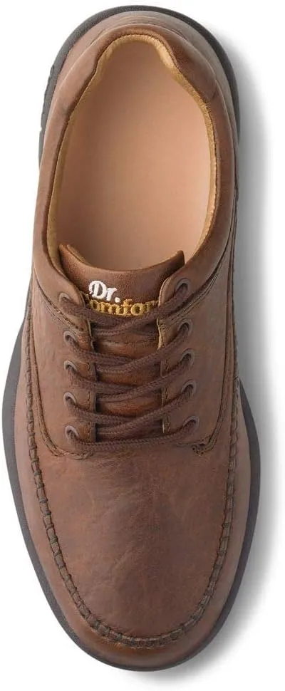 Dr. Comfort Stallion Mens Therapeutic Shoes w/Gel Inserts & Removable Insoles-Extra Depth Diabetic Walking Shoes for Men