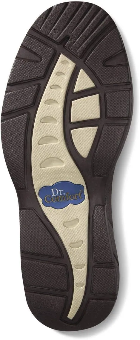 Dr. Comfort Stallion Mens Therapeutic Shoes w/Gel Inserts & Removable Insoles-Extra Depth Diabetic Walking Shoes for Men