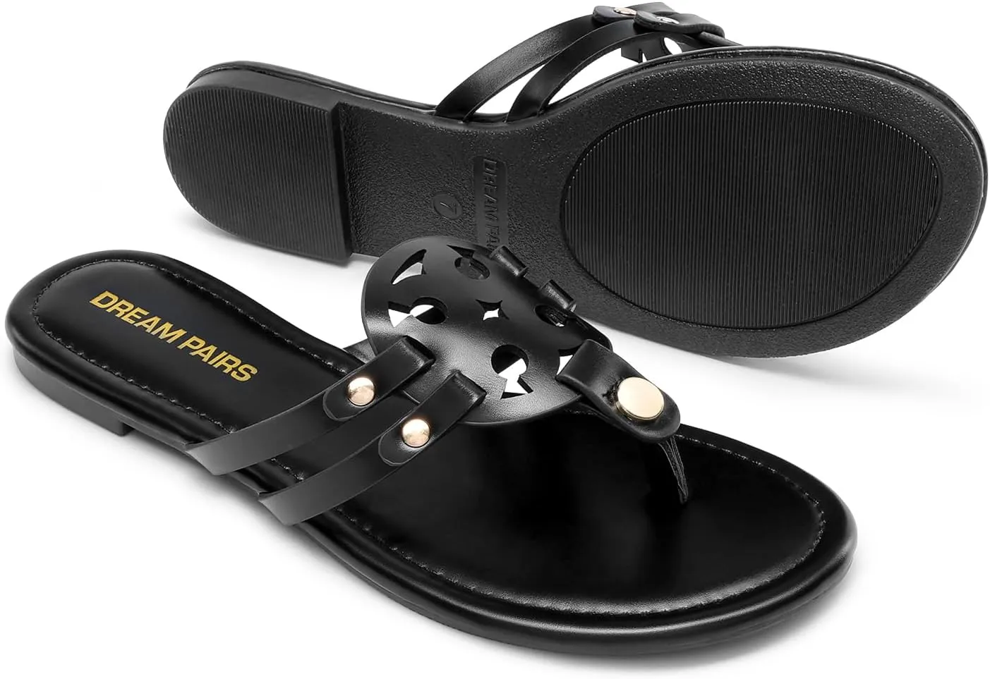 DREAM PAIRS Flip Flops for Women Comfortable Thong Flat Sandals for Summers Dress Beach