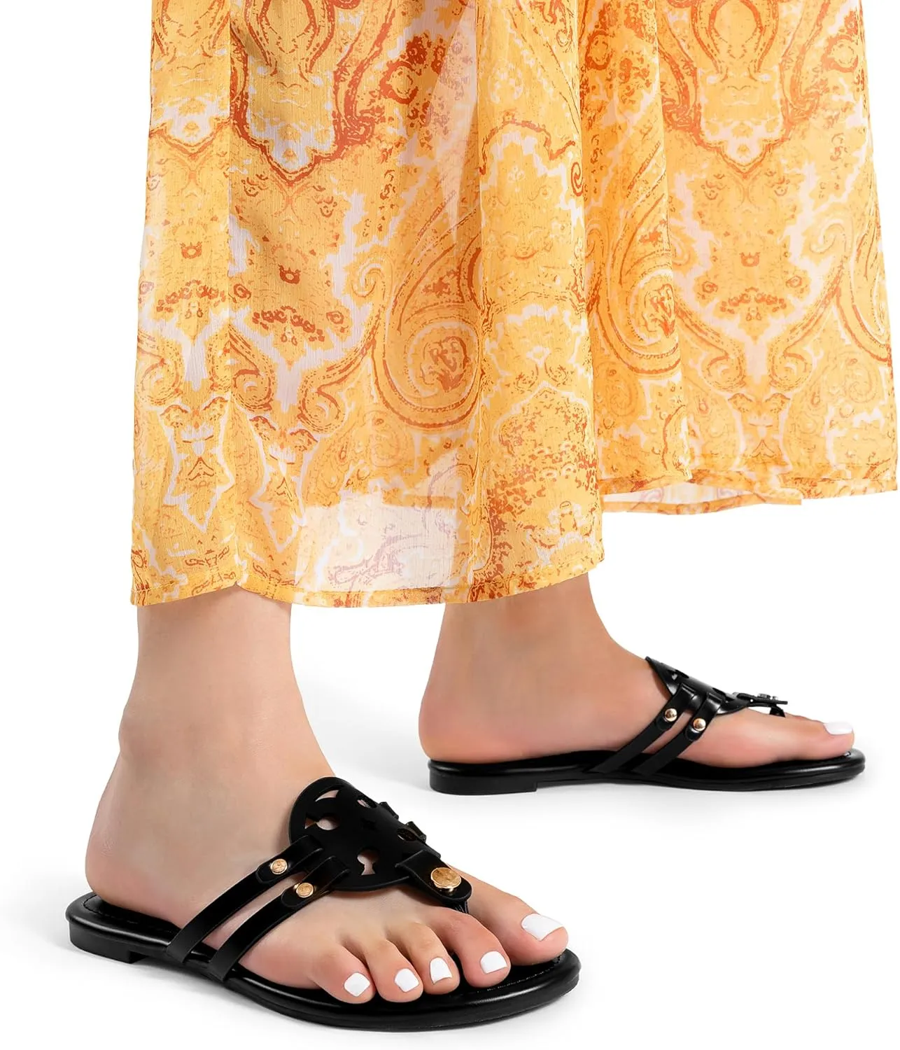 DREAM PAIRS Flip Flops for Women Comfortable Thong Flat Sandals for Summers Dress Beach