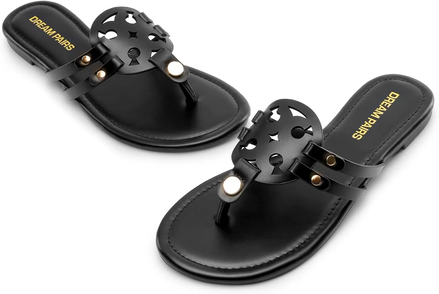 DREAM PAIRS Flip Flops for Women Comfortable Thong Flat Sandals for Summers Dress Beach