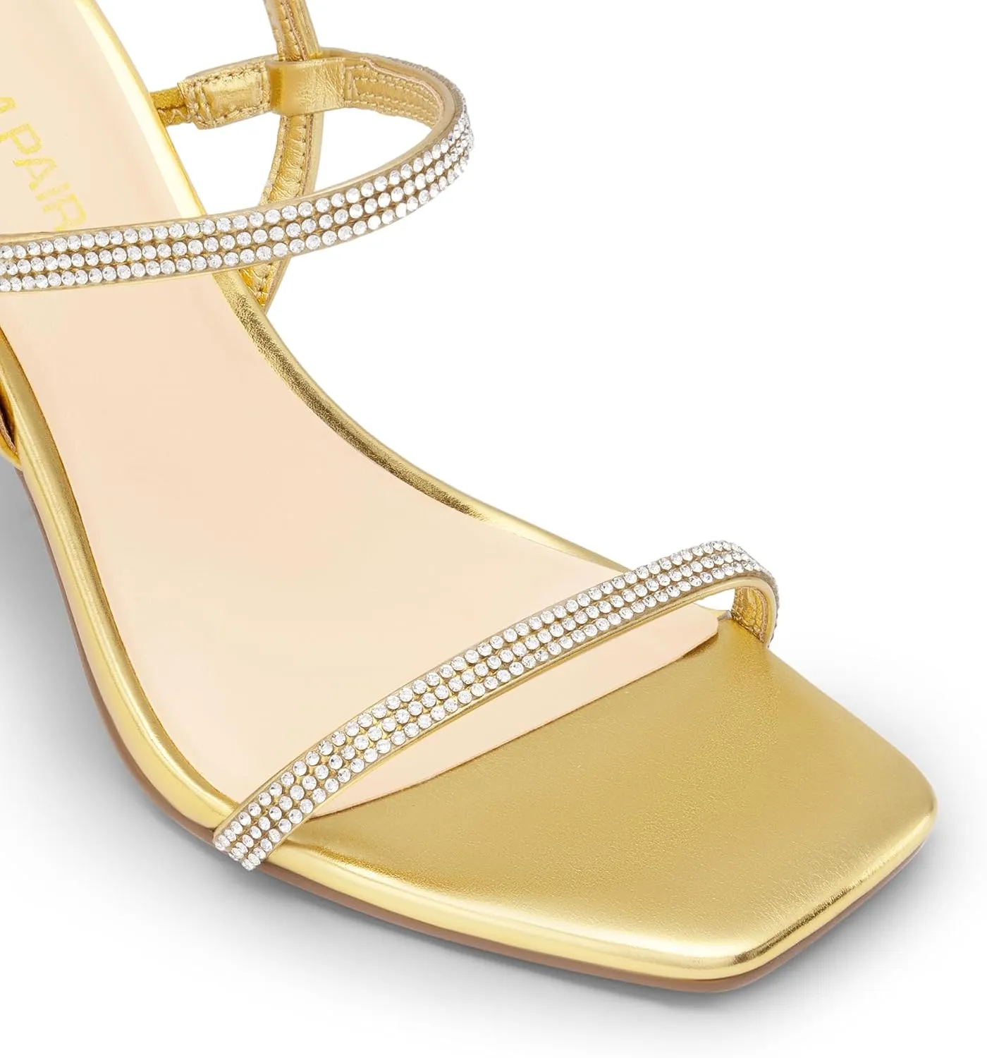 DREAM PAIRS Women’s Slingback Heels High Stilettos Open Square Toe Ankle Strap Pumps Sexy Comfort Strappy Dress Shoes Wedding Bridal Heeled Sandals