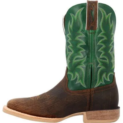 Durango Men's Rebel Pro 11" Steel Toe Evergreen Western Boot -Bridle Brown- DDB0461