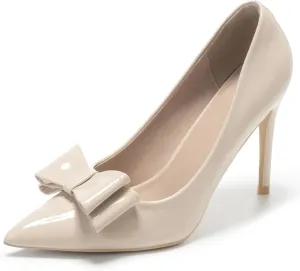 EBYNUE Women's Pumps Sexy High Heels 4 inch Pointed Closed Toe Stiletto Heel Evening Party Wedding Comfortable Dress Shoes