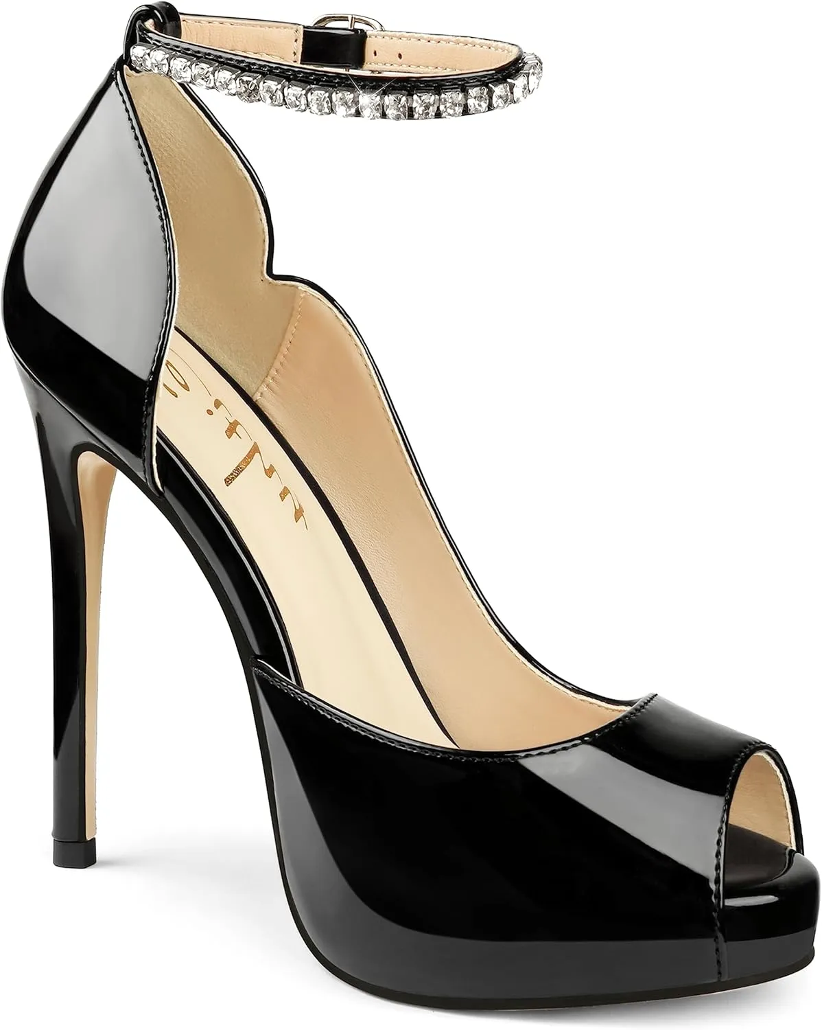 Eithy Women's Thin High Heels Pumps Platforms Shoes for Party Daily Wears