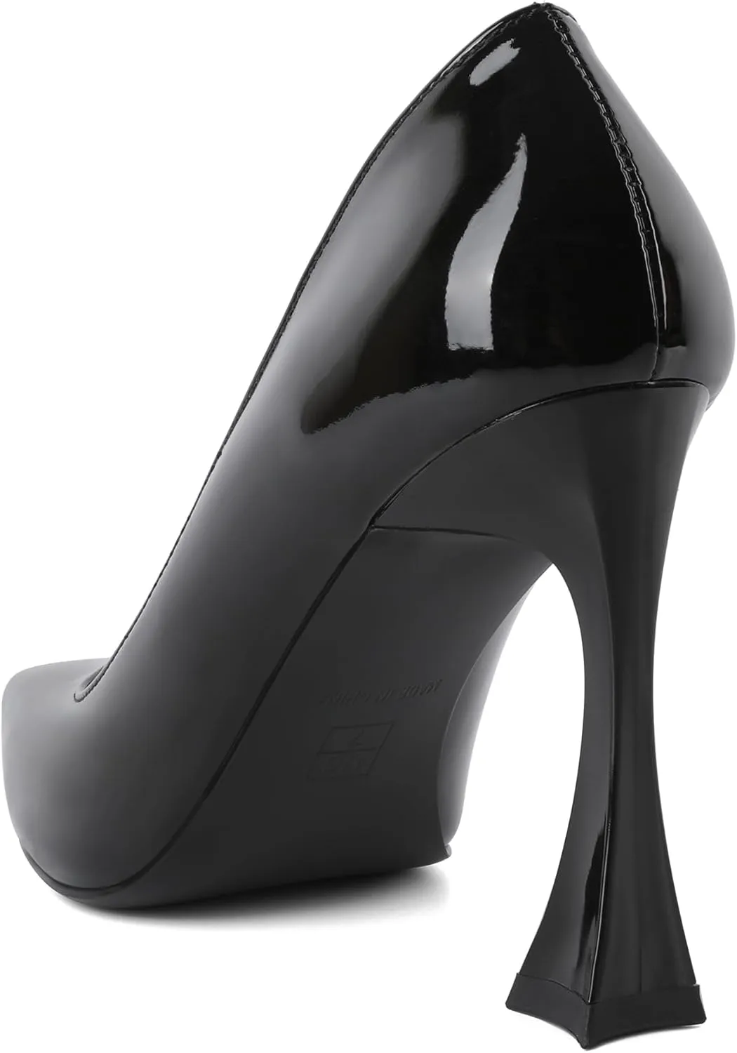 Esvowido Women High Heels Pointed Toe Stilettos Pumps Slip-on Closed Toe 4 Inch Dress Shoes for Party Dress Office Workplace