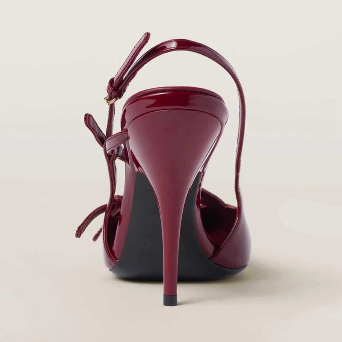 Fashion Buckle Slingback Kitten Heels for Women Buckle Strap Work Pumps