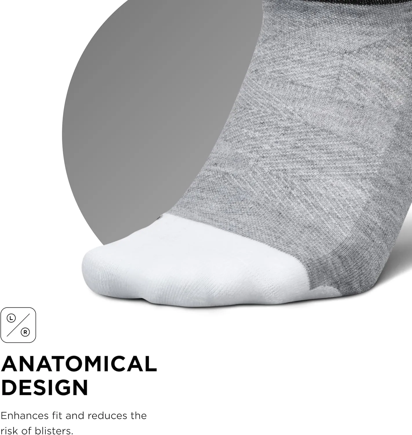 Feetures Elite Golf Max Cushion Tab Ankle Socks - Sport Sock with Targeted Compression - (1 Pair)