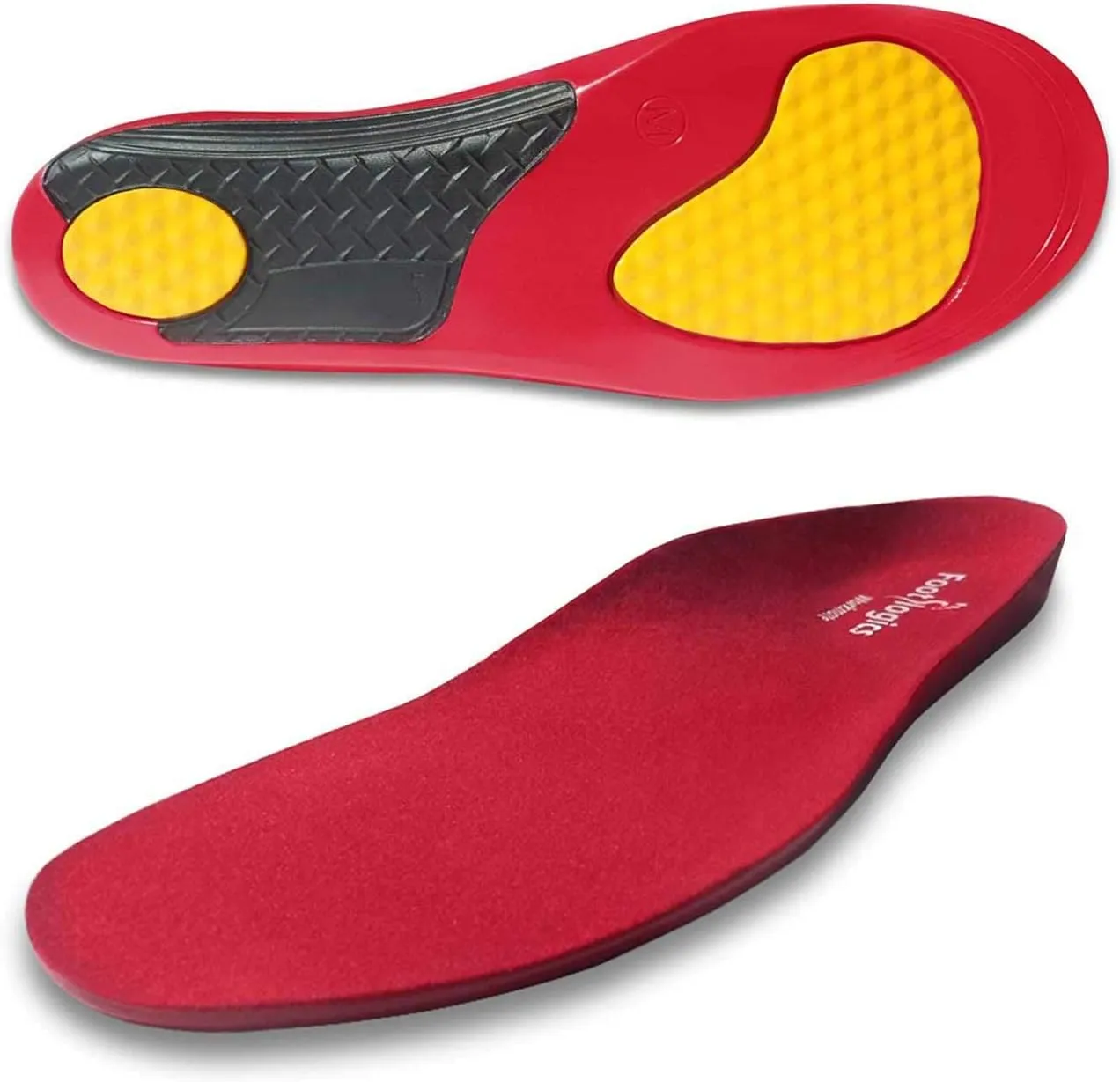 Full-Length Workwear Orthotic Shoe Insoles with Mild Arch Support for Tired, Aching Feet, Foot Pain, Supination - Workmate, Pair (L (Men's 10-11.5, Women's 11.5-13))