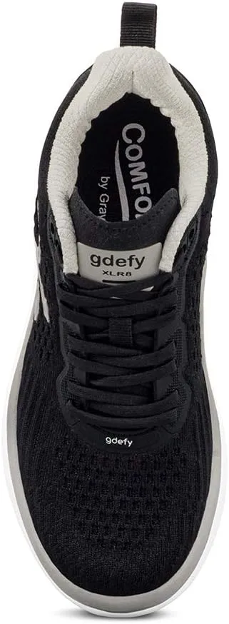G-DEFY XLR8 Women’s Supportive Running Shoe | VersoShock Technology for Pain Associated with Prolonged Standing or Walking | Arch Support | Diabetic Shoes | Wide Shoes | Free Custom Orthotic