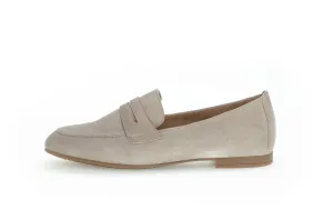 GABOR - 25.213.12 FLAT LOAFER - BEIGE SUEDE