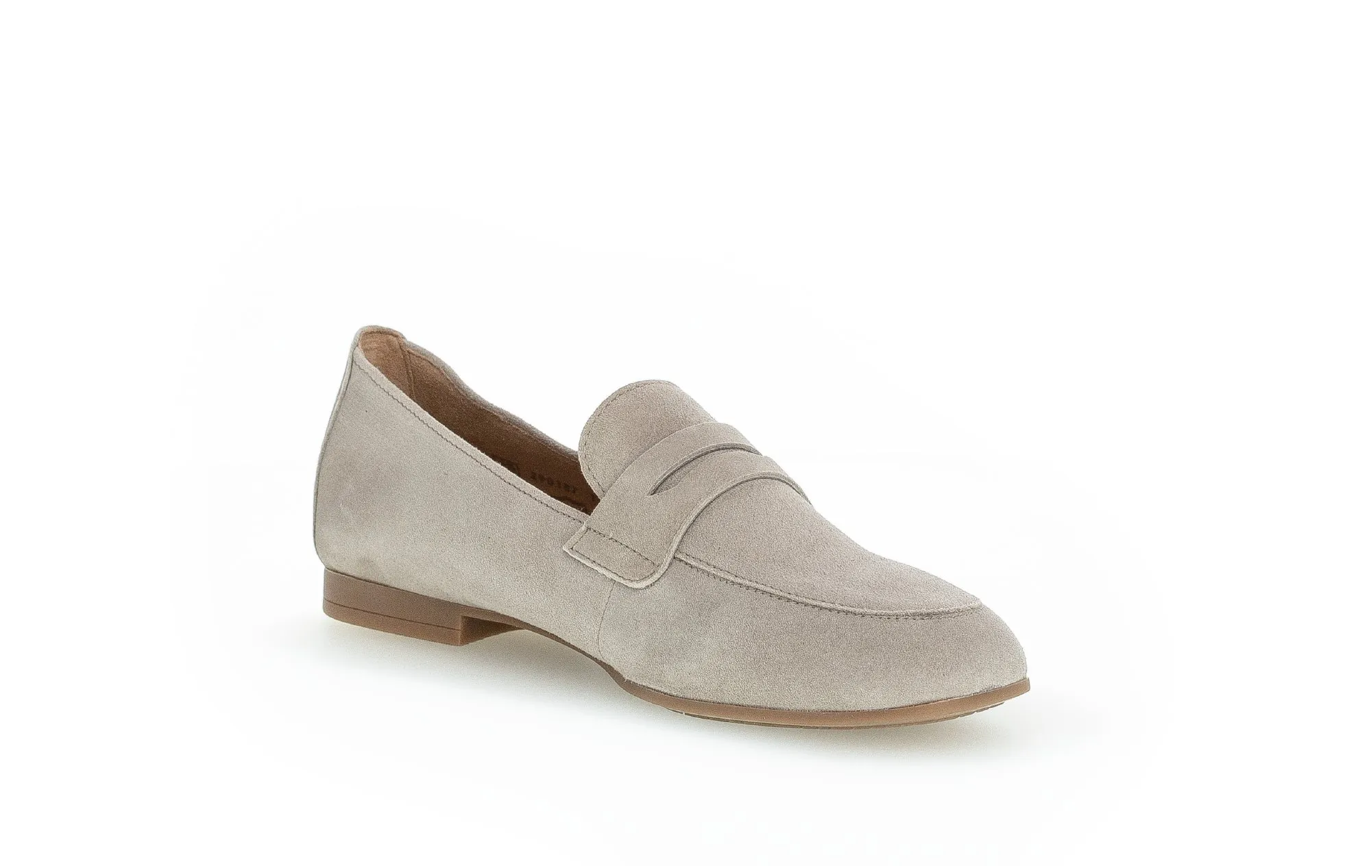 GABOR - 25.213.12 FLAT LOAFER - BEIGE SUEDE