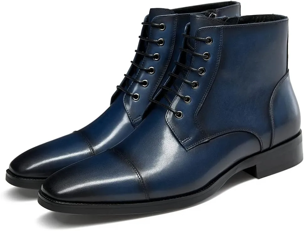 GIFENNSE Mens Dress Boots Formal Chelsea Boots for Men