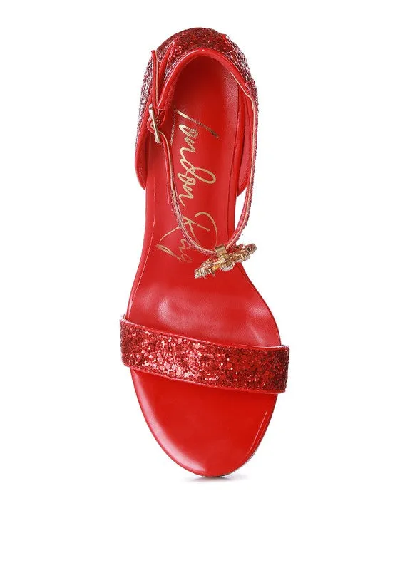 Glitter Stiletto Heels