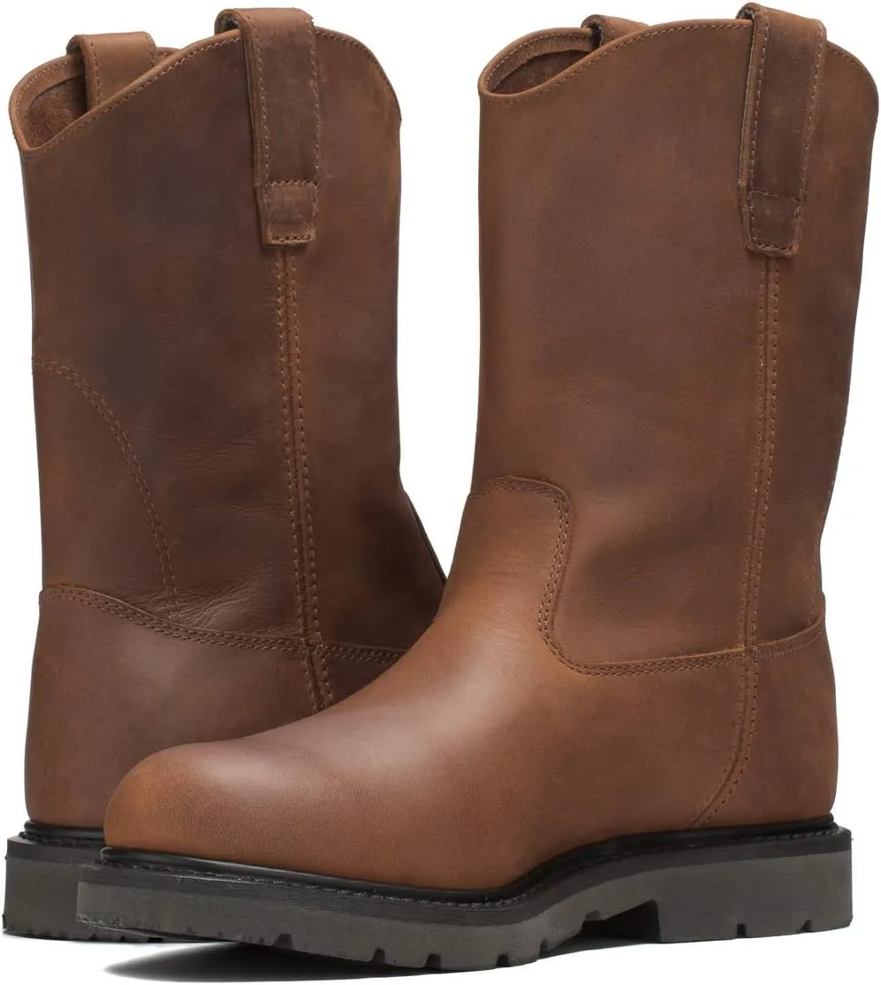 Golden Fox Men's Leather Wellington Farm & Construction Rigger Work Boots