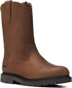 Golden Fox Men's Leather Wellington Farm & Construction Rigger Work Boots