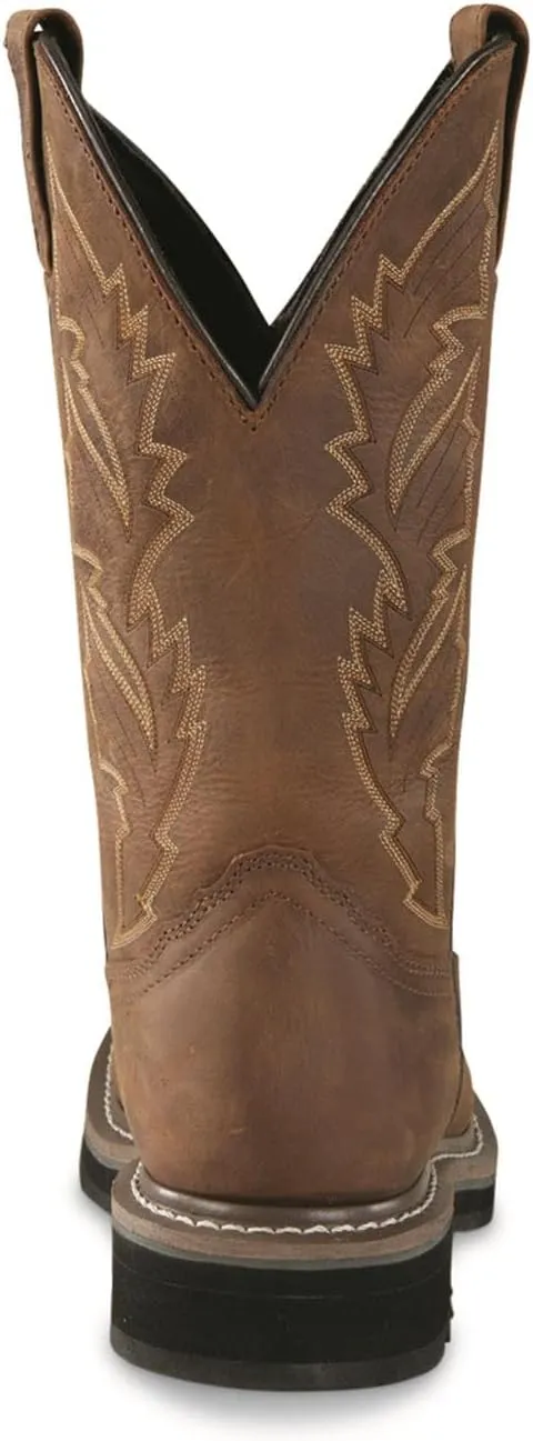 Guide Gear Men's Western Work 2.0 Pull-On Work Boots, Square Toe