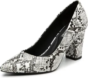 Heel The World Women's High Chunky Block Closed Toe Heels,Slip On Pointed Toe Work Dress Office Wedding Party Pumps Shoes