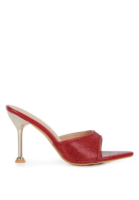 Hella Stoned Ballroom Stiletto Sandals