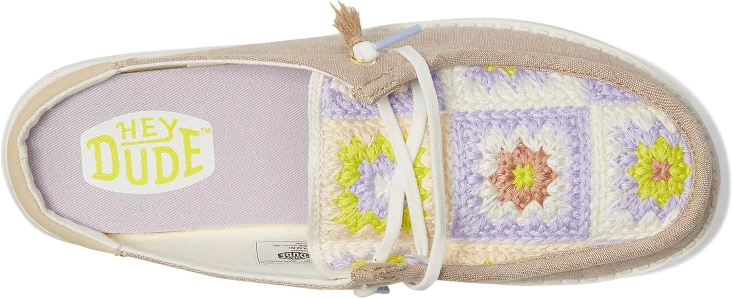Hey Dude Women's Wendy Slip Cottage Crochet Loafer
