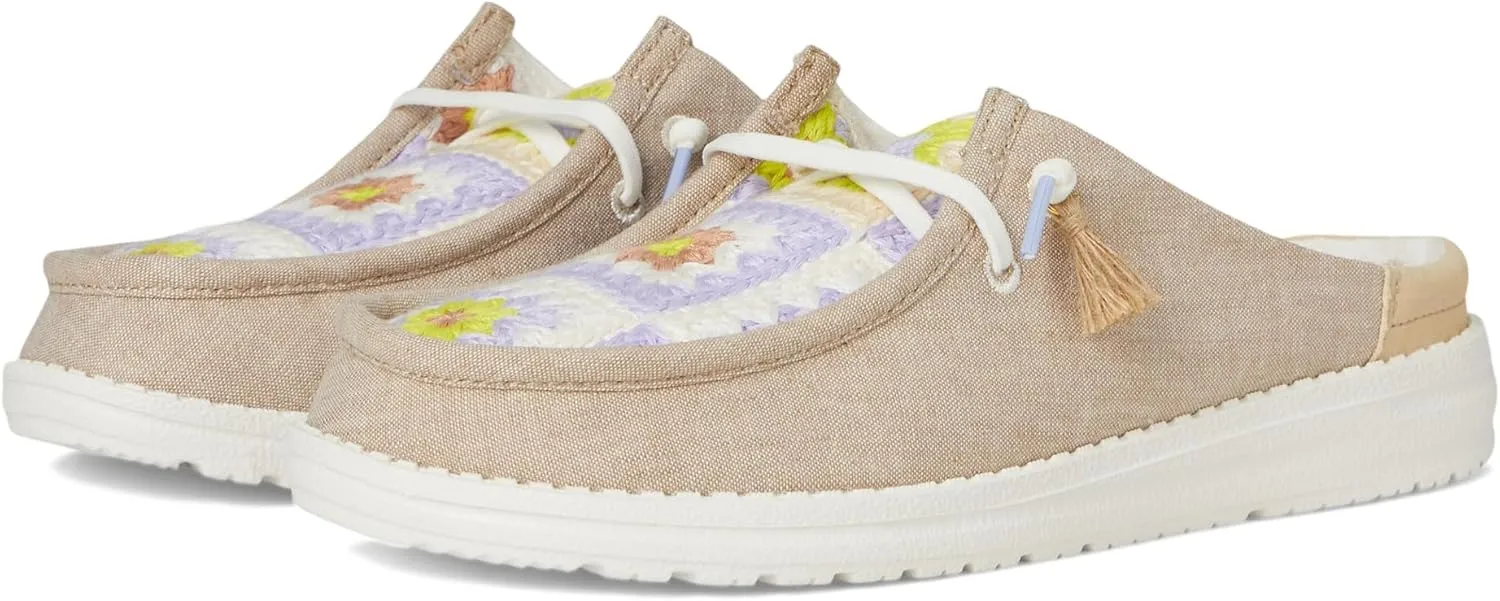 Hey Dude Women's Wendy Slip Cottage Crochet Loafer
