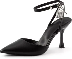 High Heels for Women Closed Pointed Toe Slingback Pumps Ankle Strap Sexy Stiletto Heel Party Wedding Dress Shoes