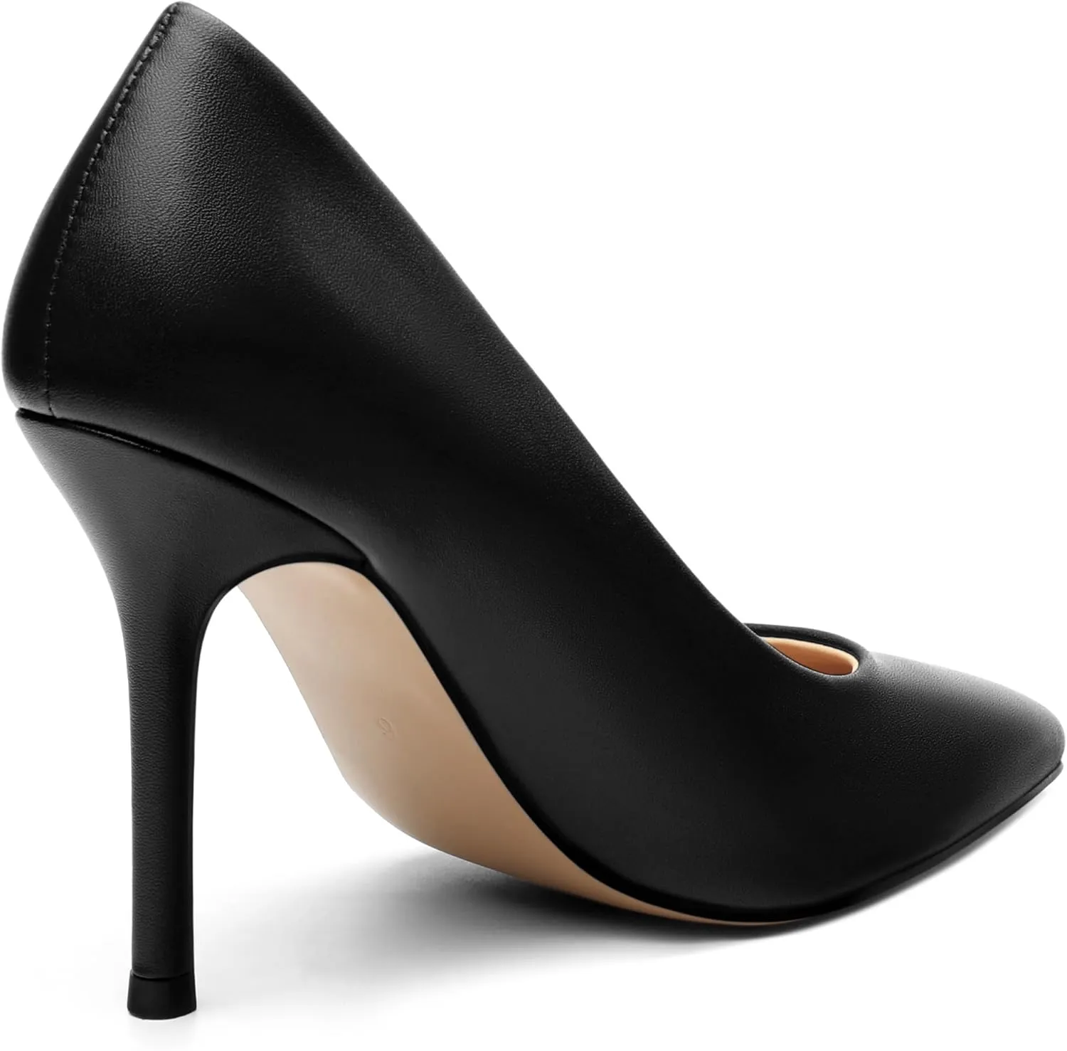 High Stiletto Heels for Women Close Pointed Toe Slip on Solid Pumps Fashion Classic Prom Office Wedding Shopping Dress Shoes