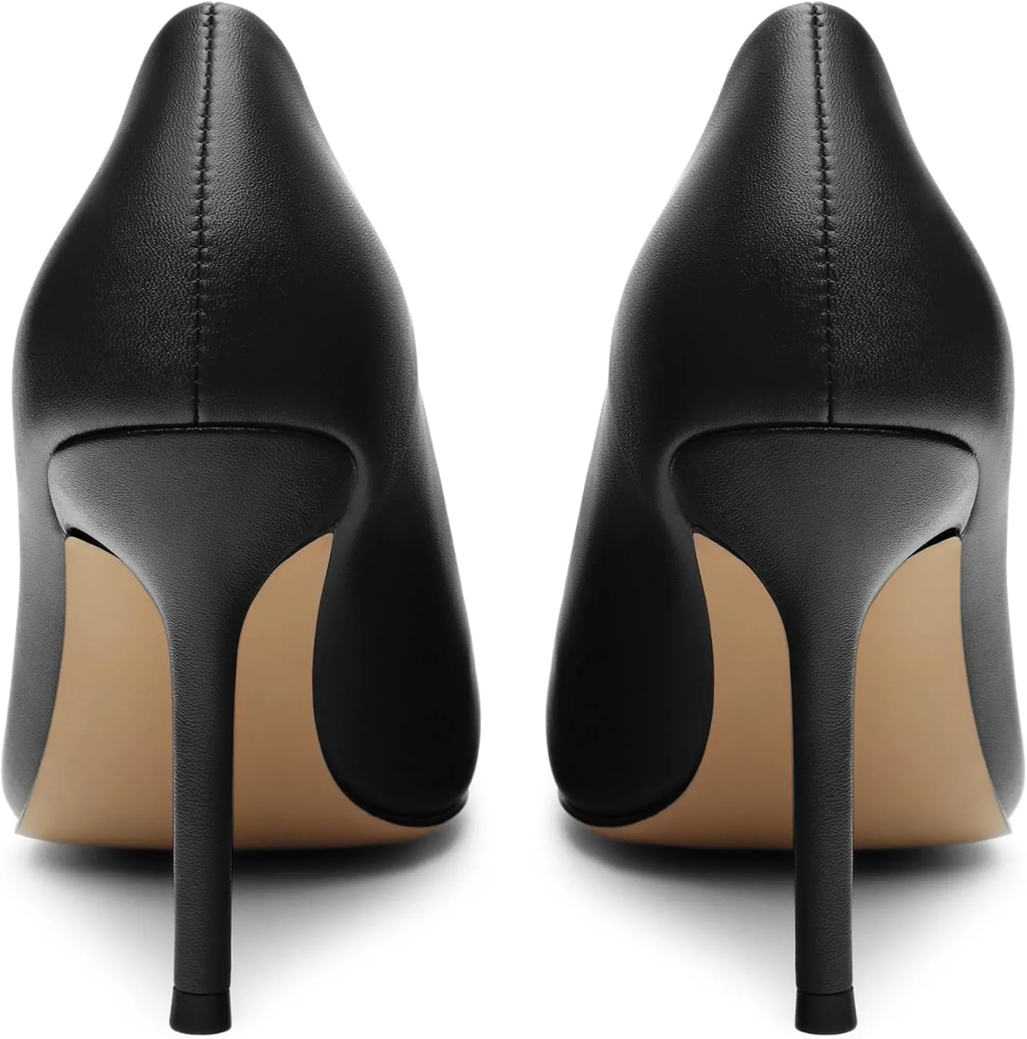 High Stiletto Heels for Women Close Pointed Toe Slip on Solid Pumps Fashion Classic Prom Office Wedding Shopping Dress Shoes