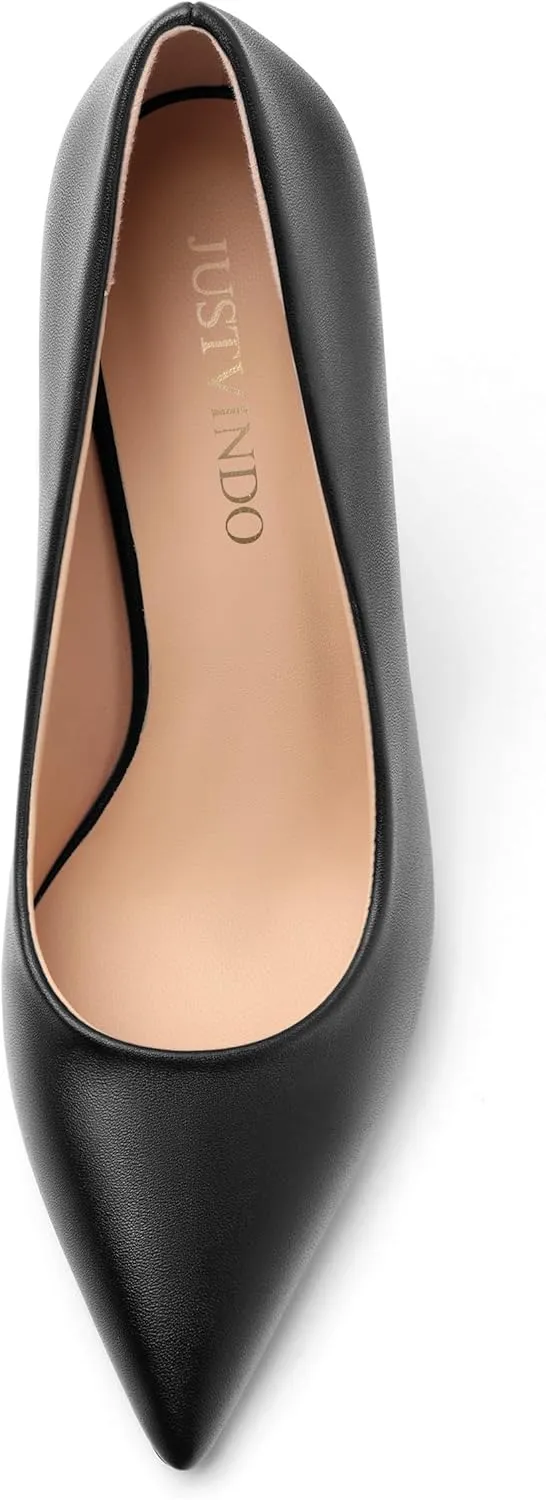 High Stiletto Heels for Women Close Pointed Toe Slip on Solid Pumps Fashion Classic Prom Office Wedding Shopping Dress Shoes