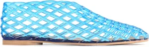 Jelly Mesh Ballet Flats for Women, Red Summer Sandals with Mesh Mary Jane Flats, Ladies Breathable Casual Footwear