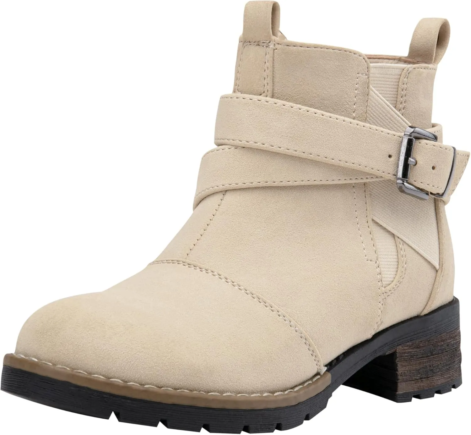 Jeossy Women's 9007A Ankle Casual Chelsea Boots, Fashion Low Heel Booties