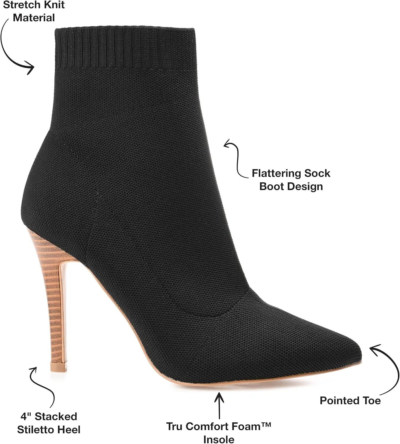 Journee Collection Women's Ankle Boots and Booties