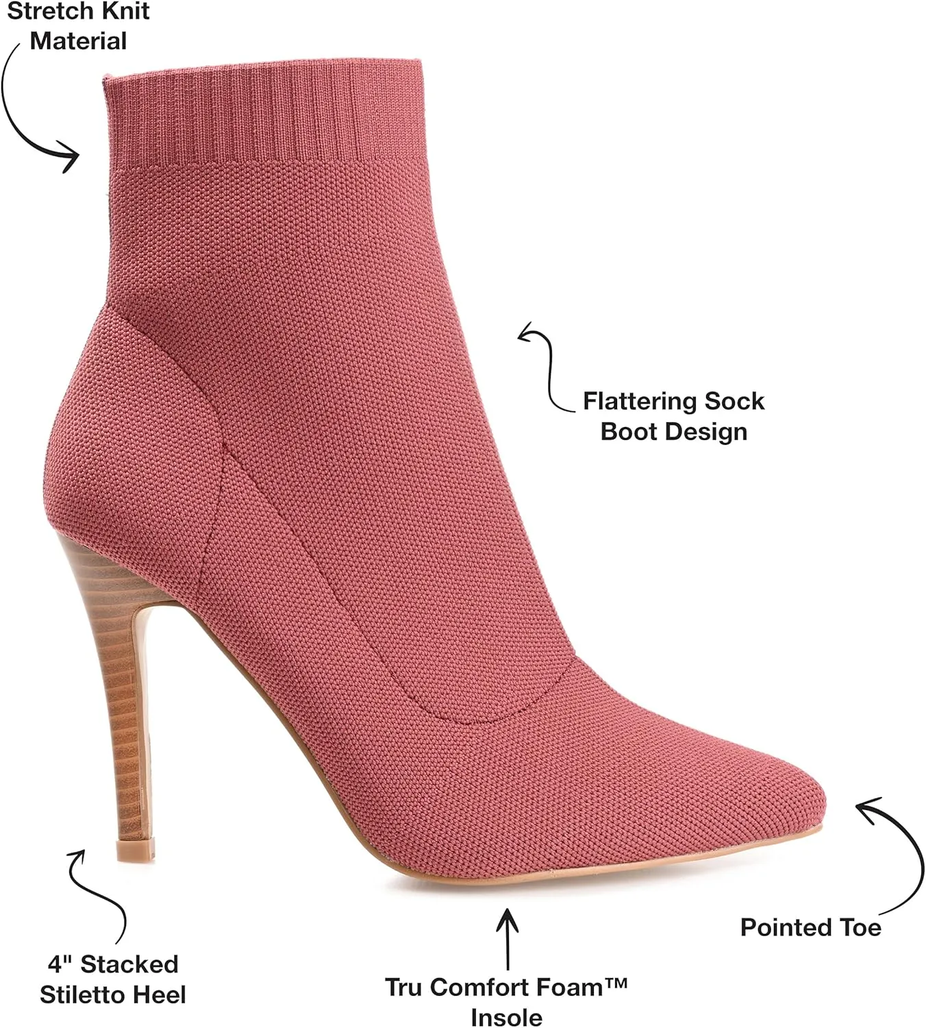 Journee Collection Women's Ankle Boots and Booties