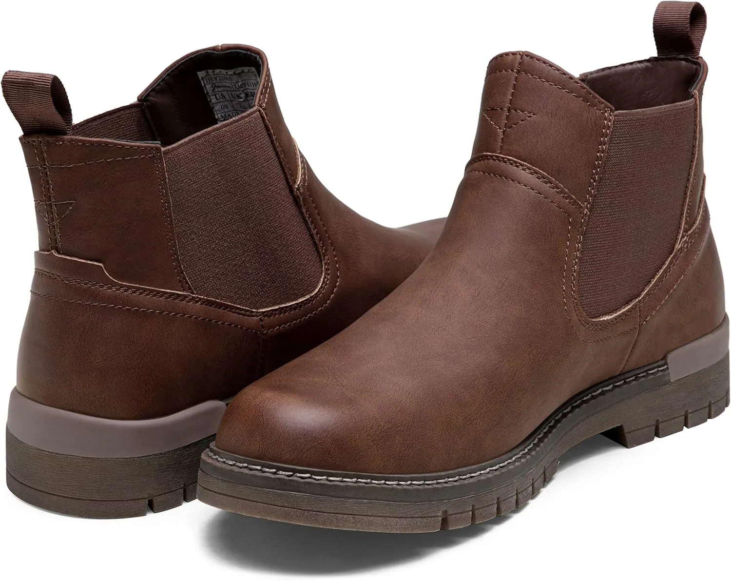 Jousen Chelsea Boots Casual Slip On Ankle Waterproof Mens Boots