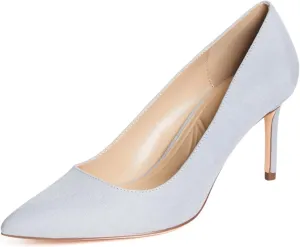 JustFab Women's 2.75 Inch Pumps Pointy Tip Wedding Dress Shoes Stiletto Pumps for Women