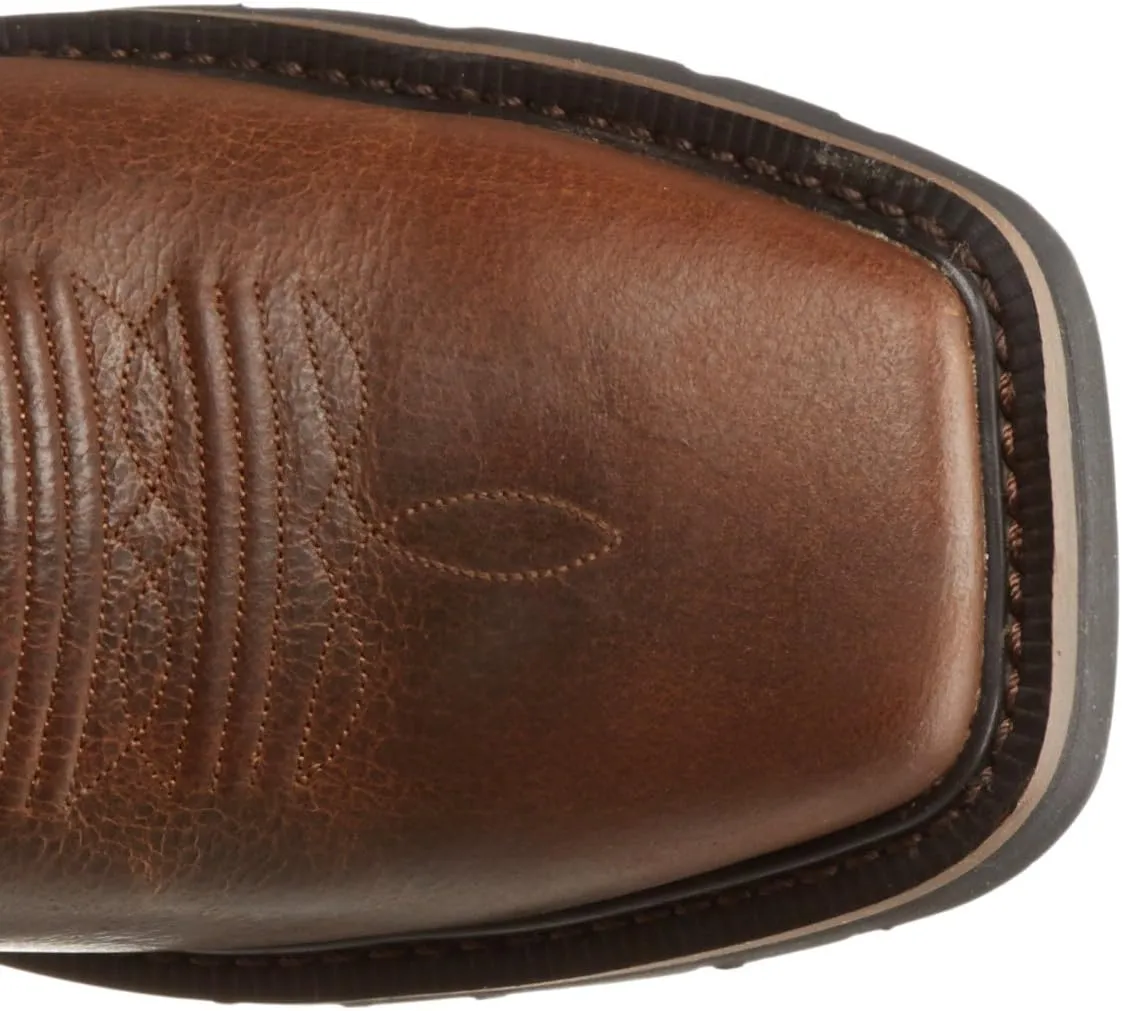 Justin Original Work Boots Men's Driller Pull-On Square Toe Work Boot