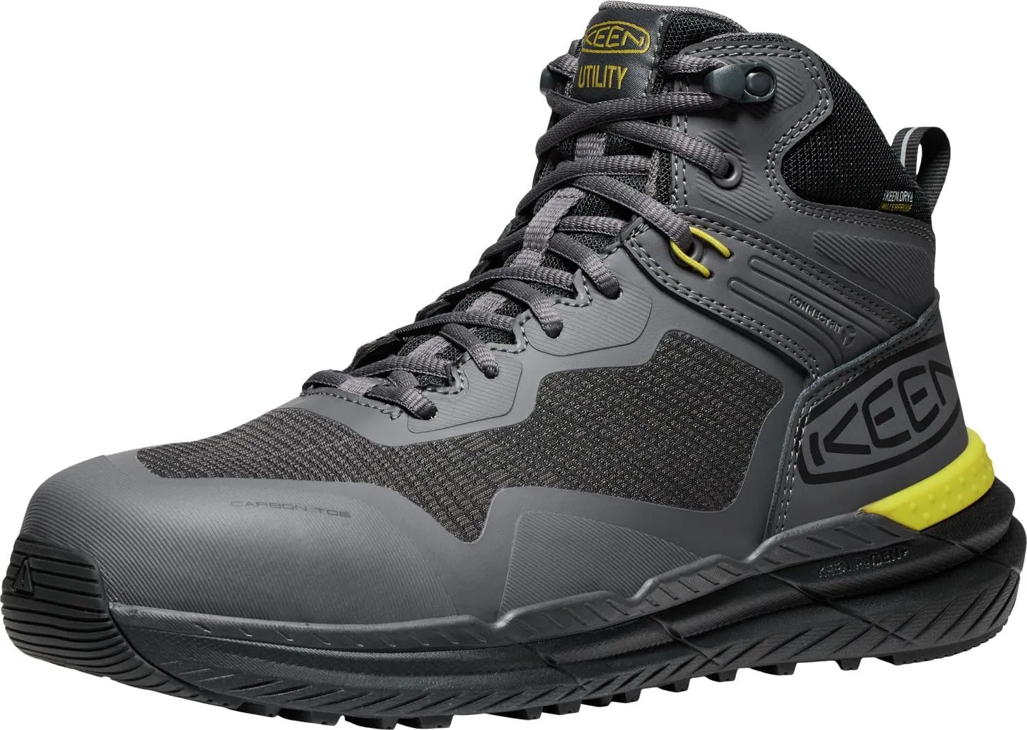 KEEN Men's Synchro Waterproof Work Boot (Carbon-Fiber Toe)