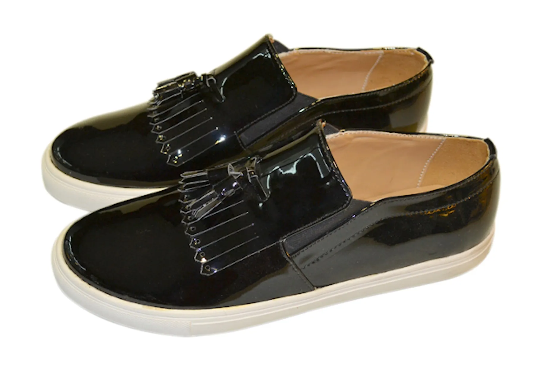 Kiltie Patent Sneakers
